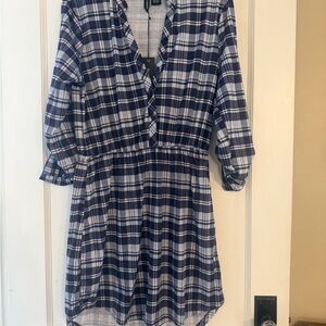 Plaid shirt Dress